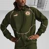 Puma Manchester City Ftbl Statement FW24 Giacca da Tuta Con Logo Moda Zip Manica Lunga Giacca Sportiva Uomo Verde 777794-29