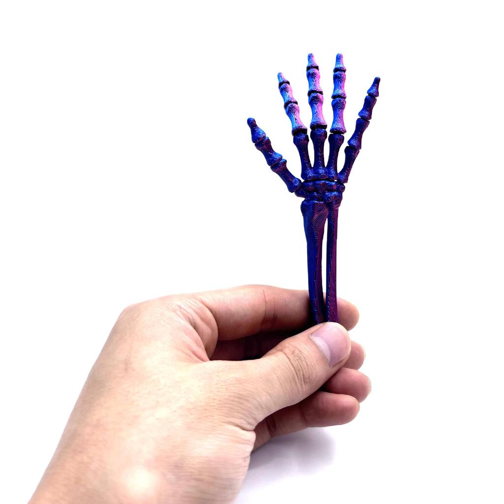 3D Printed Halloween Skull Hand Ornament: Ghost Festival Horror Decoration