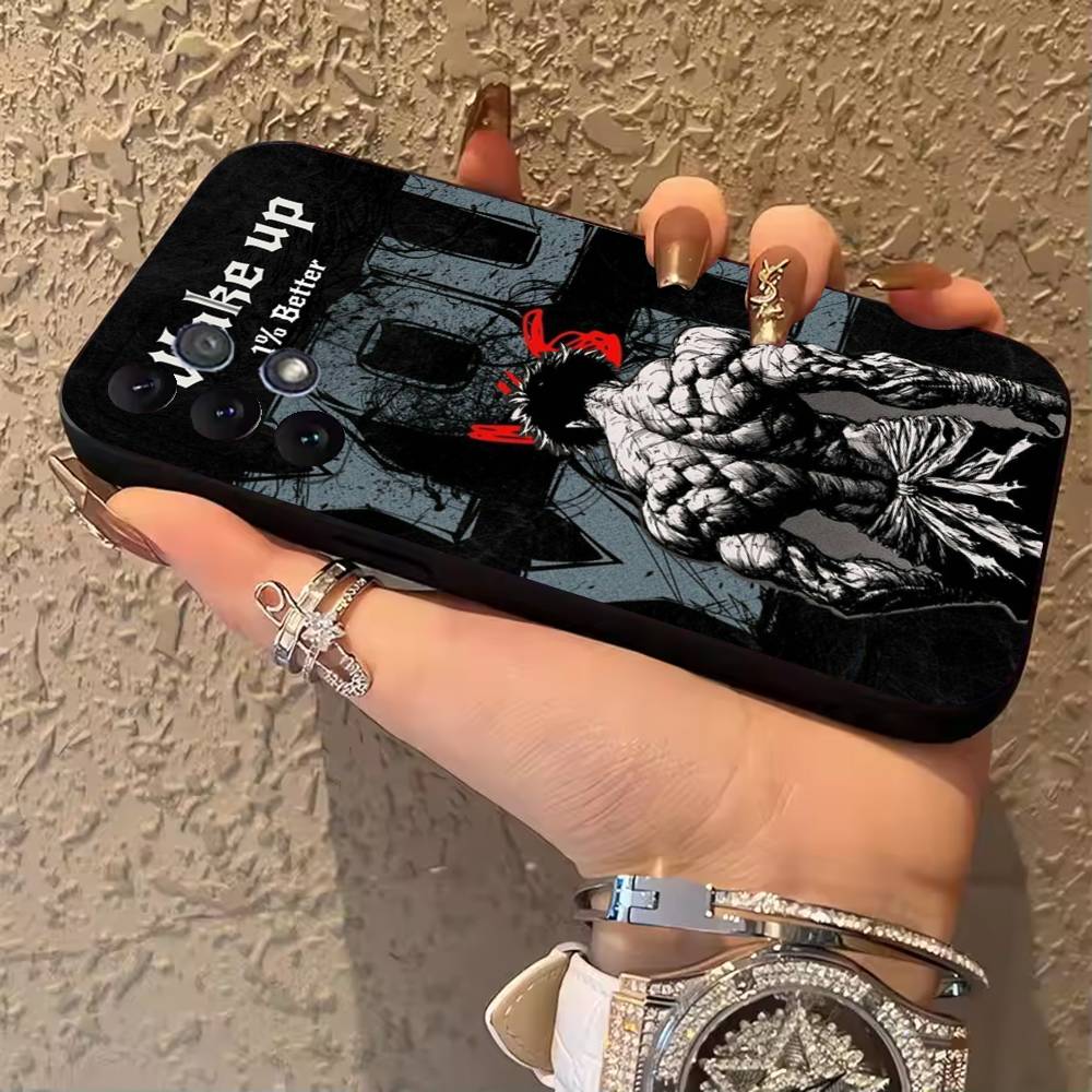 

Крутой чехол для телефона B-Baki H-Hanma для Samsung Galaxy A13, 21s, 22, 31, 32, 52, 53, 71, 80, A91, мягкий черный чехол SamsungA20s