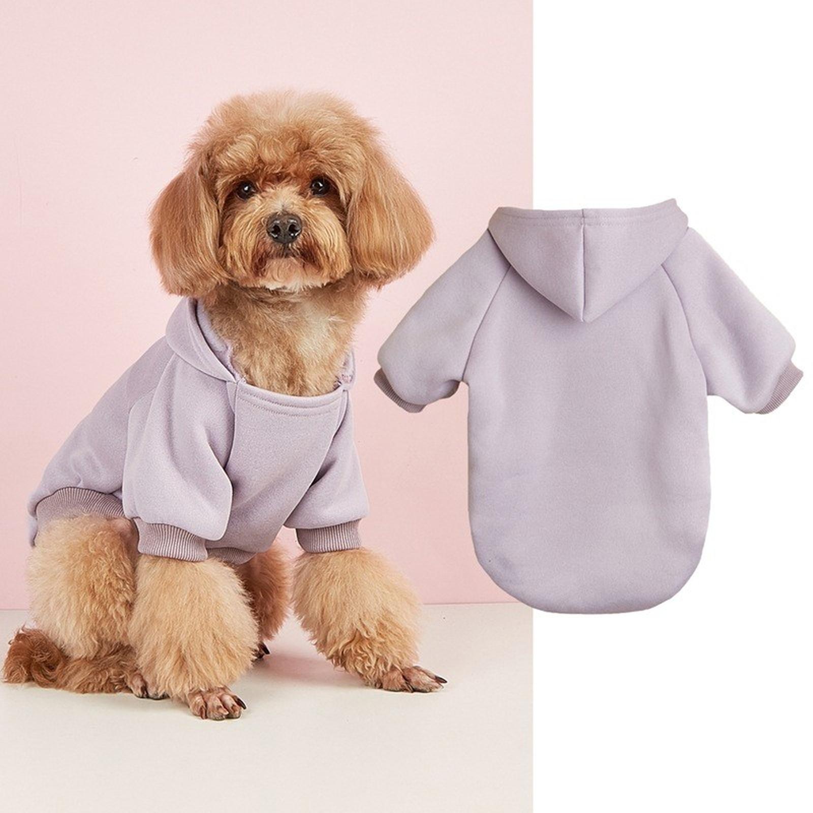 

Hooded Winter Dog Sweatshirt Blouse For Small Medium Dog XXL