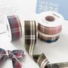 British Style Plaid Ribbon Handmade Polyester Hairband Hair Clip Decoration Unique DIY Clothing Webbing & Ribbons Gift