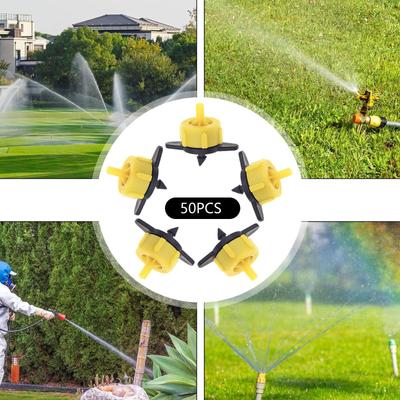 50x Garden Watering Dripper, Anti Clogging Emitter 2L/H Pressure Compensating Irrigation