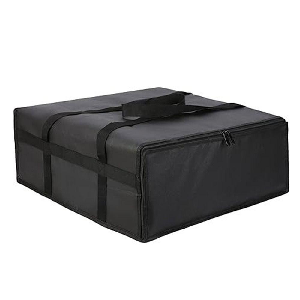 Fully Insulated Pizza Carrier Bag Dual Zippers Food Delivery Bag  Takeout Catering