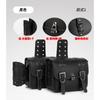 Universal Motorcycle Saddle Bag Side Pannier Waterproof Rider Electric Bike Cruiser Retro Style