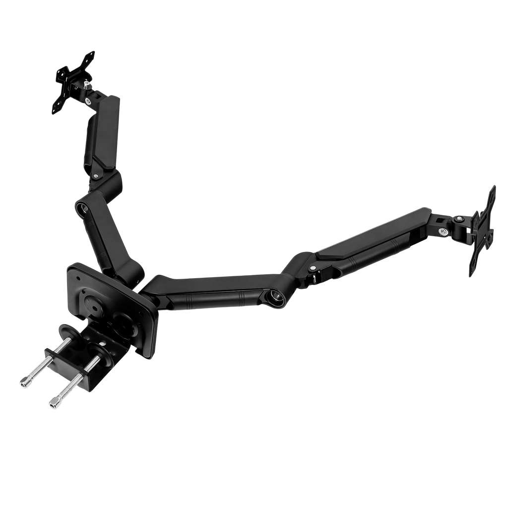 FURVERO HK005 monitor mount 2 x arms, gas spring, black N