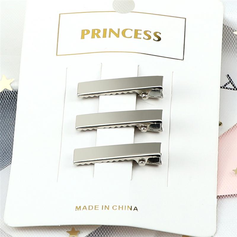10Pcs/Lot Basic Metal Hair Clips Gold Silver Color Hairpins Fashion Simple Hair Alligator Clips For Women Hair Tools Accessories