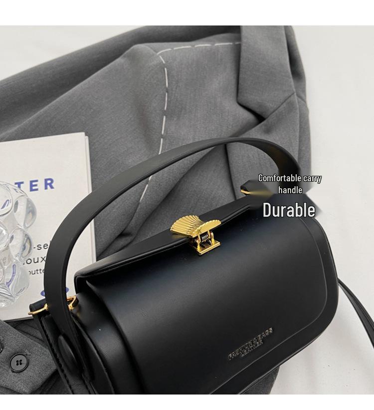 Korean Trendy High-End Women's Spring/Summer 2024 Textured Square Crossbody Bag