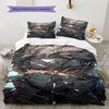 Cartoon Pattern Bedding Quilt Set Quilt Cover Pillowcase Home Decoration Birthday Gift (1 * Duvet Cover + 2 * Pillowcase, Without Core)
