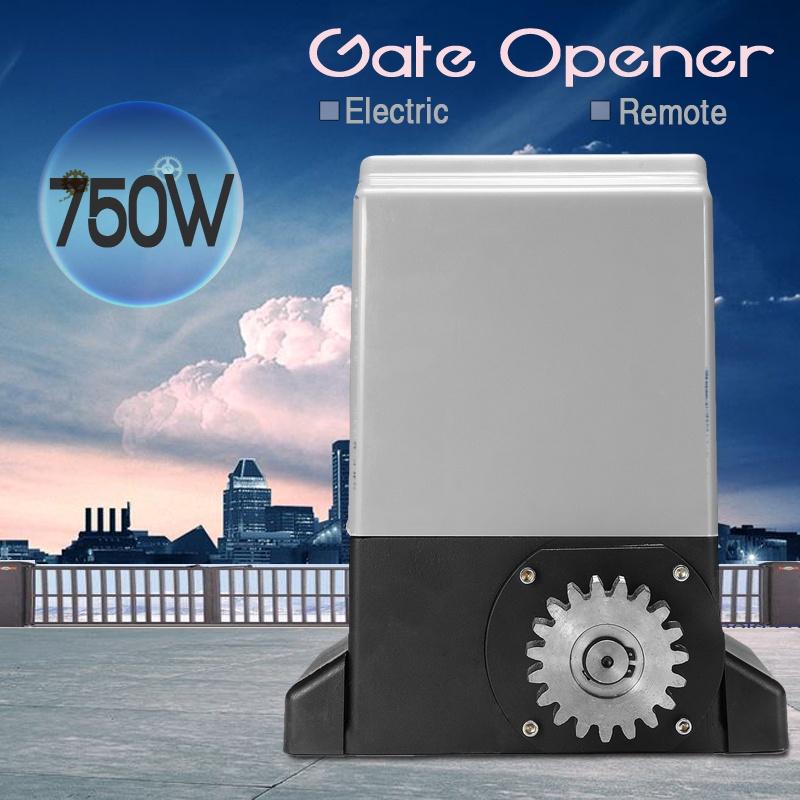 750W Electric Remote Control Sliding Door Machine Flat Door Motor Villa Door Electric Gate Opener with 2 Remote Control