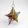 Vintage Star Candlestick Glass Lantern Hanging Ornaments Moroccan Style Lamp European Wedding Decor Glass