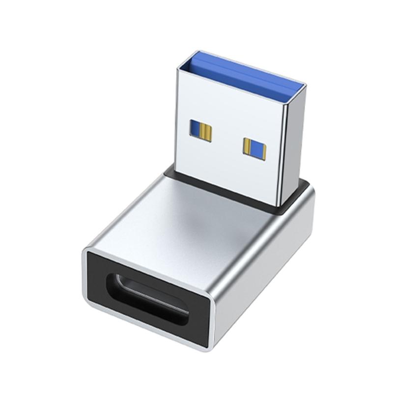 USB3.0 To Type-C Adapter, Aluminum Alloy Male To Female Connector Converter for Headphones, Data Cable, USB Fan Mouse