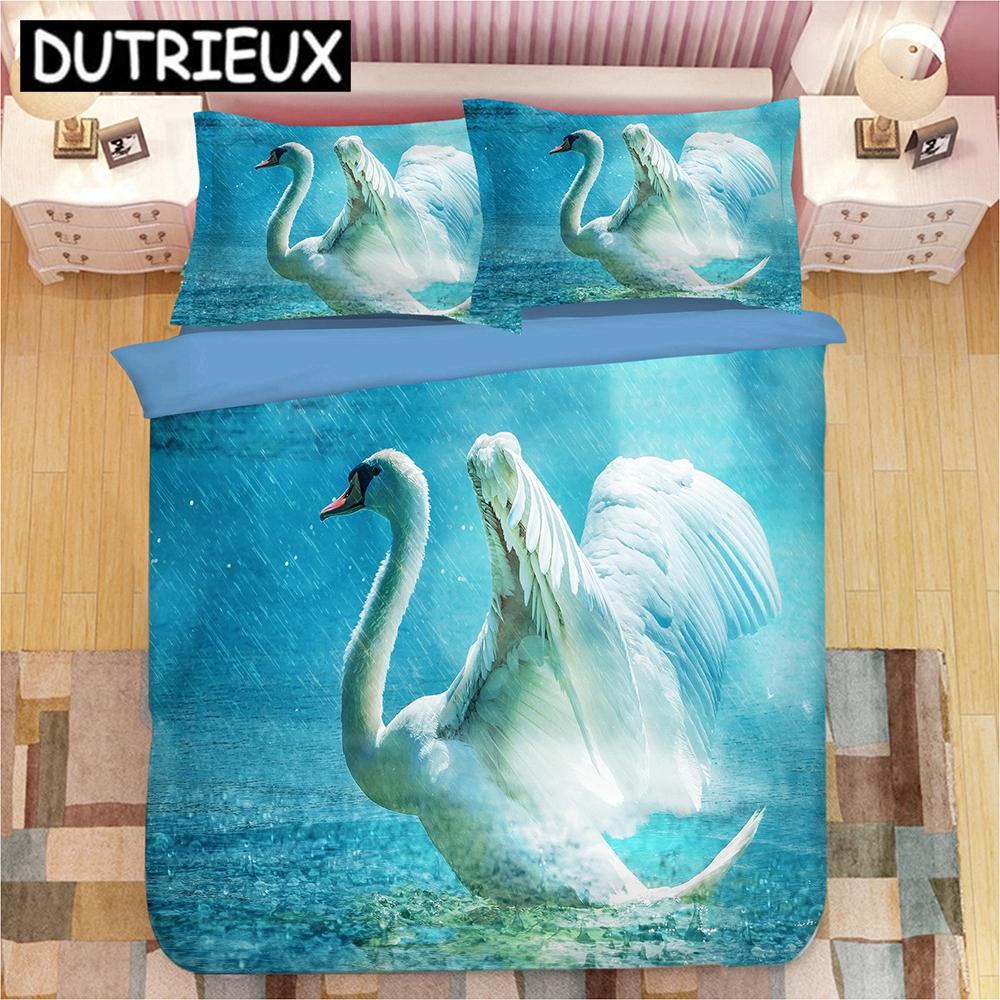 3D Animal Horse Tiger Lion Print Bedding Set Duvet Covers Pillowcases One Piece Comforter Bedding Sets Bedclothes Bed Linen 04