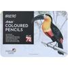 BRUSTRO Artists Colour Pencil Set of 72 (in an Elegant Tin Box)