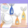 Childrens Ushaped Silicone Toothbrush For Oral Cleaning With Soft Bristles In Multiple Colors