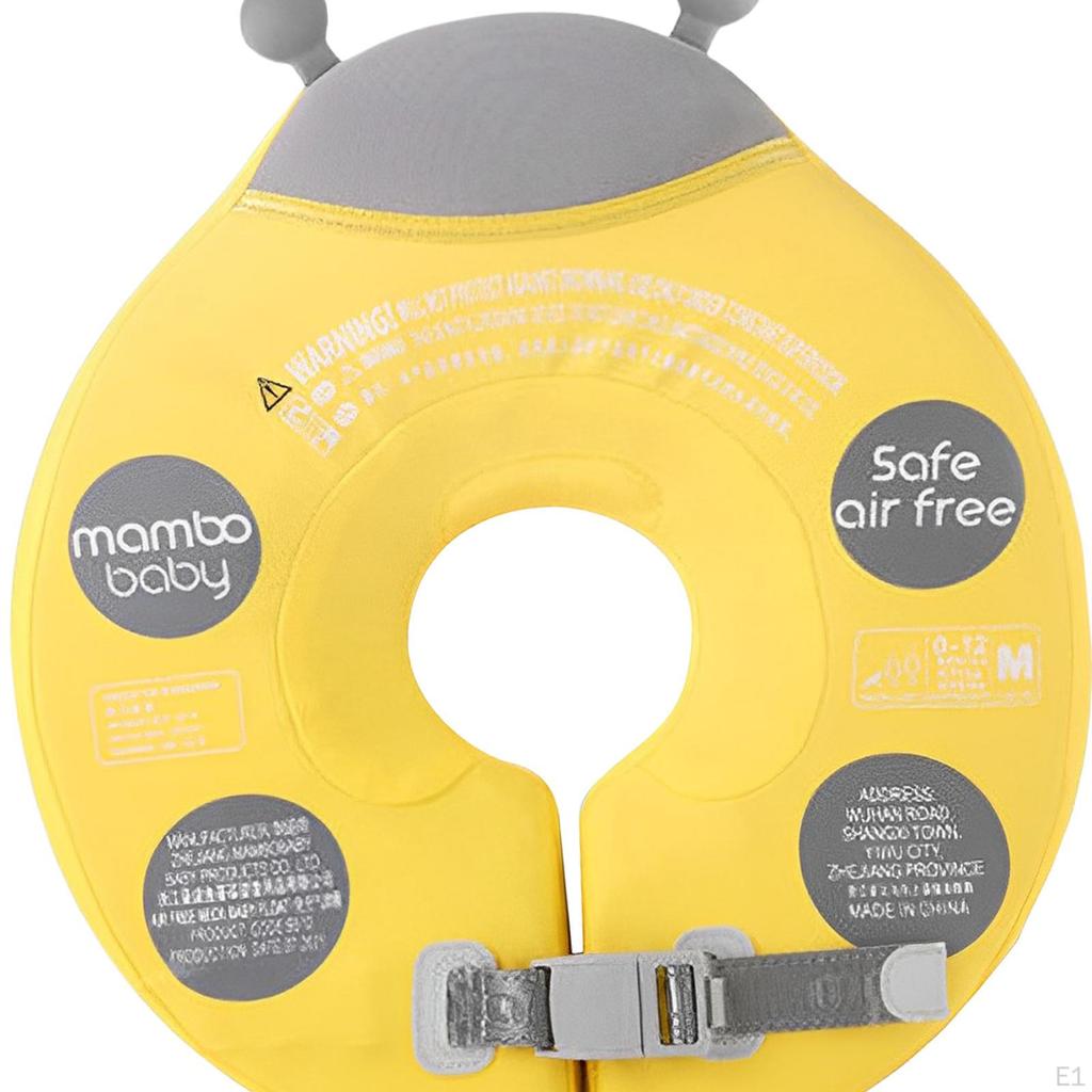 Float Swim Collar Water Toy Swimming Trainer Newborn for Yellow M