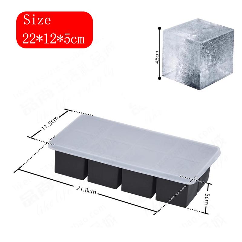 Silicone Ice Cube Molds Spherical Ice Maker Reusable Ice Cube Moulds for Whiskey Cocktail Juice DIY  Barware Kitchen Tools