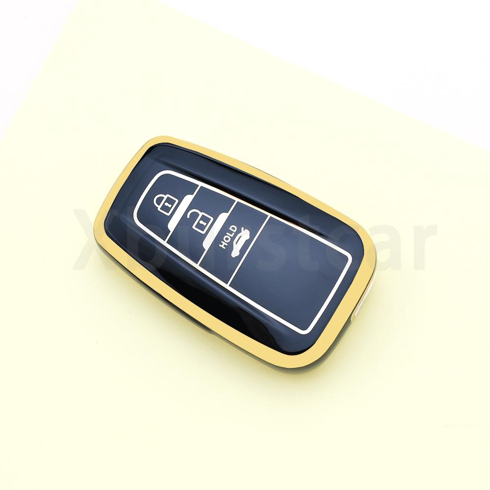 Soft TPU Key Case Keyless Protection Cover  For Toyota Corolla 4Runner Highlander RAV4 Camry Prius Auto Shell Fob Holder Bag