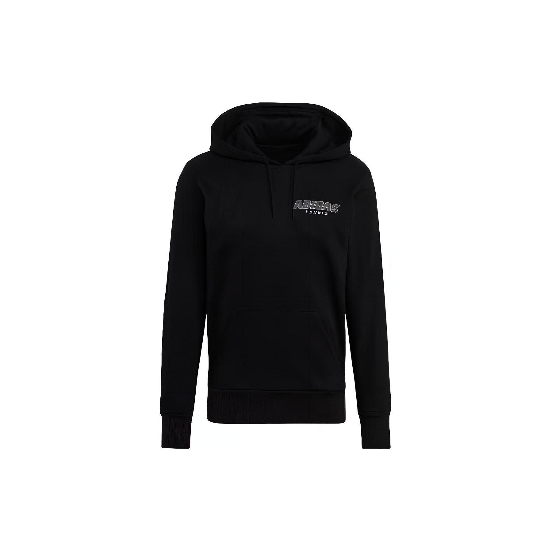 adidas Cat Graph Hood Casual Tennis Sports hooded Pullover Black Men s GK8158 M