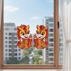 2026 Chinese New Year Decor Lucky Window Clings Happy New Year Door Stickers  Home Decoration