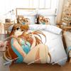 Fashion Anime Bed Sheet Set Golden Time Bedding Set Single Twin Full Queen King Size Bed Set Adult Kid Bedroom Duvet Cover Sets