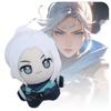 10cm Neues Spiel VALORANT Jett Plüschtiere Hohe Qualität Figur Spielzeug Cartoon Spiel Anime Cosplay Spielzeug Körper Quietschende Plüsch Anhänger