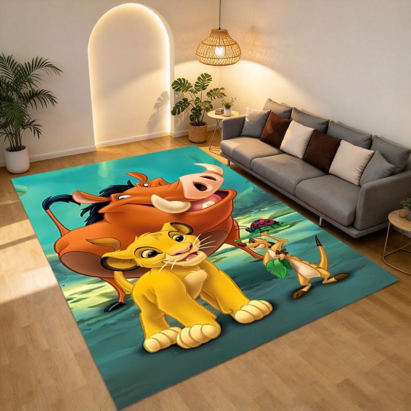 Lion Living Room Nonslip Area Rug Soft Carpet For Bedroom Game Playroom Sofa Office Home Decor Doormat Christmas Gift C926580