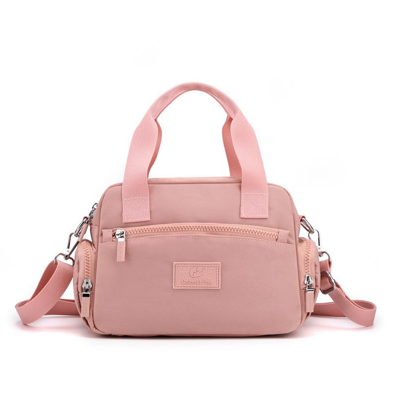 New women's bags, large-capacity waterproof messenger bags, simple and fashionable handbags, nylon women's bags, mother bags.