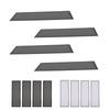 4PCS Floor Vent Covers PVC Magnetic Floor Register Vent Mesh Filter Screen for Wall Ceiling Catches 