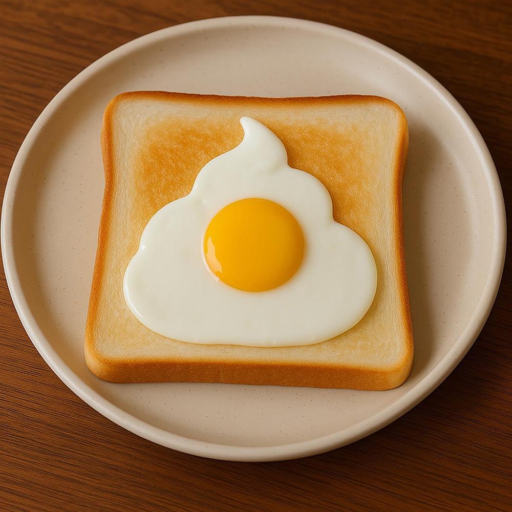 Funny Fried Egg Mold Creative Stainless Steel Non-Stick Omelette Kitchen Cooking Tool Girlfriend DIY Breakfast Sandwich Gadget