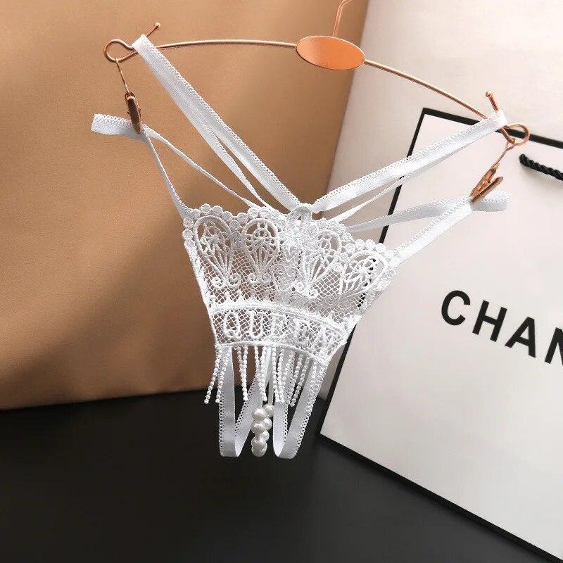 Frauen Sexy Tanga Transparent Aushöhlen Dessous Niedrige Taille Weibliche Spitze G-string Atmungsaktive Höschen Unterwäsche Slips Thongs