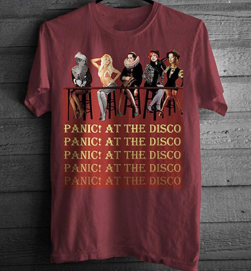 A Fever You Can t Sweat Out Panic! At The Disco Red Unisex T-shirt size S-5XL L