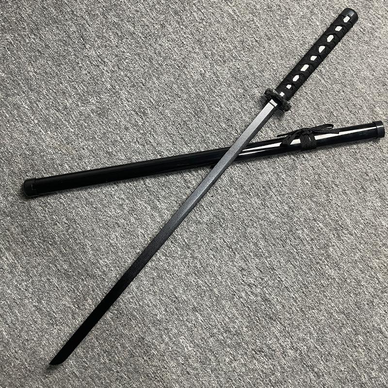 Tang Dynasty Horizontal Sword Wooden Sword Samurai Blade with Sheath Bamboo Sword Wooden Sword Training Sword Cos Props Knife Children's Toy Knife
