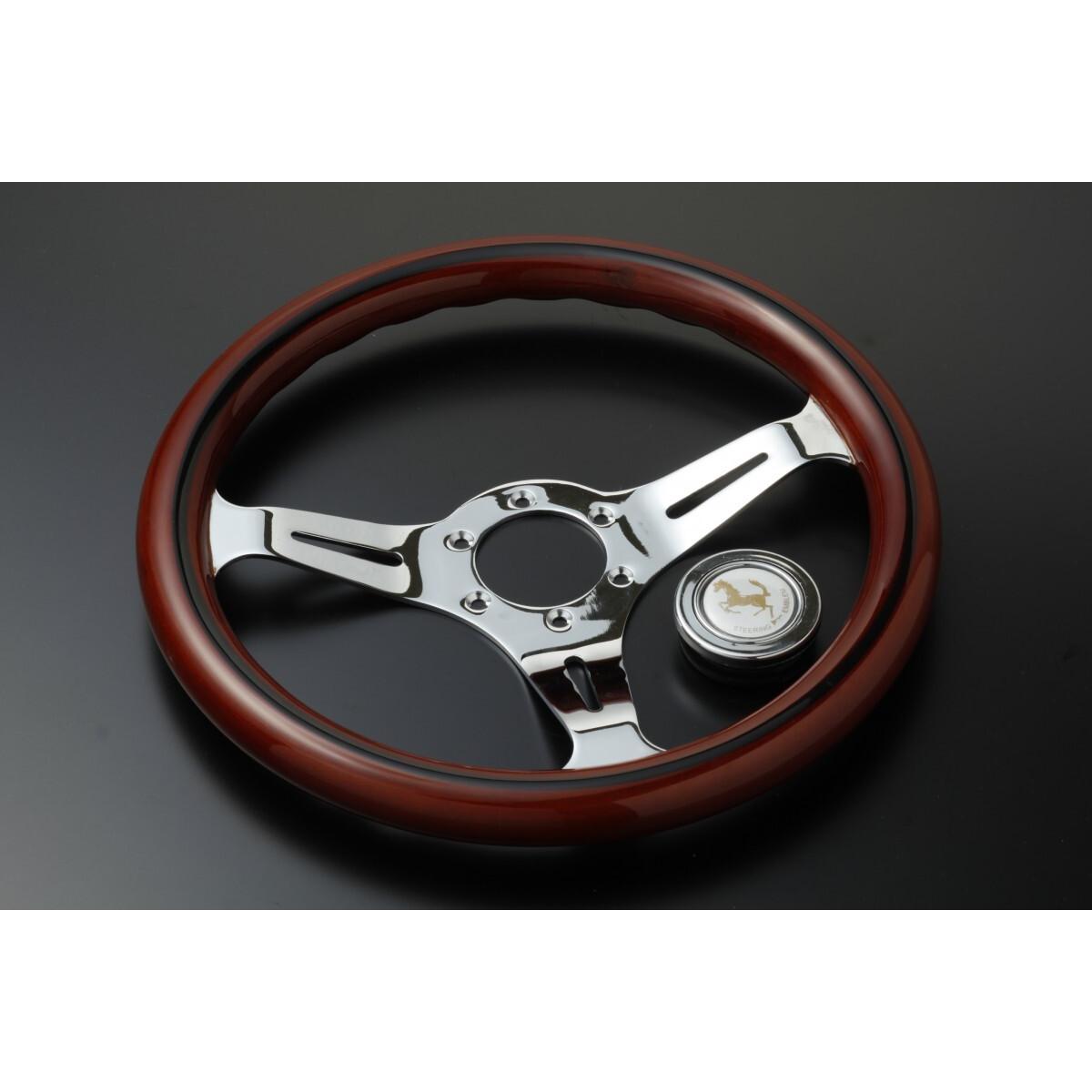 Nardi type luxury wood steering wheel 33 pieces genuine heather