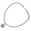 Trendy Swirl Star Pendant Necklace Fashionable Punk Neckchain Women Collarbone Chain Adjustable Choker Accessories