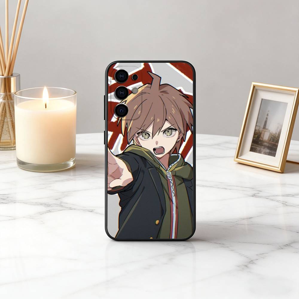 M-Makoto N-Naegi-MNES Phone Case For Samsung S25,S24,S21,S22,S23,S30,Ultra,S20,Plus,Fe,Lite,Note,10,Black Cover