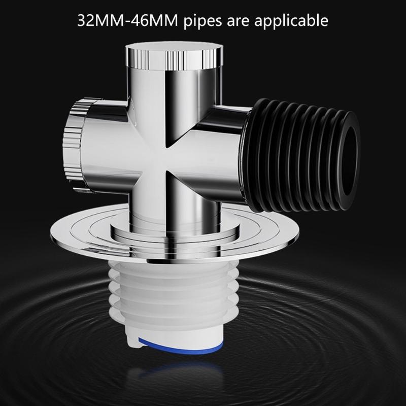 Waschmaschinenablauf Bodenabdeckung Geruchshemmender Bodenablaufstopfen Kanalrohrdichtung Dichtungsabdeckung Einfach zu installieren
