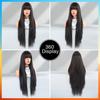 European Wig Women's Fashion Long Wig With Bangs HW9172