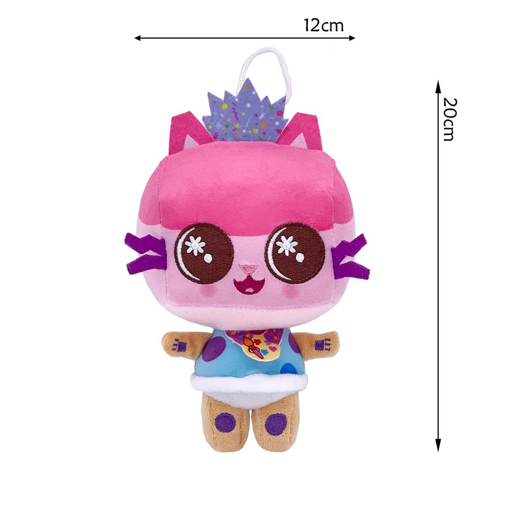 New Gabby Dollhouse doll Toys Mercat Cartoon Stuffed Animals Mermaid Car Cat Stuffed Doll Kids Birthday Christams Party Gifts