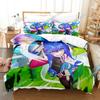 Anime Uma Musume Pretty Derby Twin Turbo 3D Bedding Set Duvet Cover Pillowcases Full Queen King Size Home Decor Quilt Boys Gift