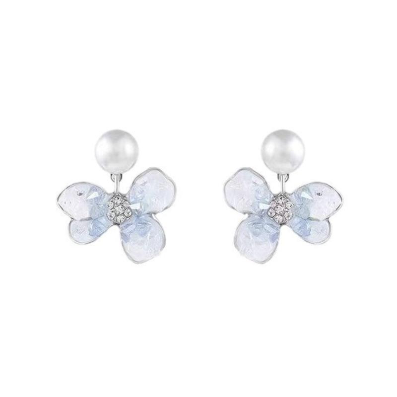 Butterfly Earrings - High-end, Niche, Minimalist Luxury Silver Stud Earrings for Women