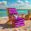1Pc Skull Through Blinds Beach Towel Quick Dry Multiuse For Beach Pool Gym Yoga Home Travel Christmas Halloween Xmas Gift G1148