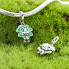 Original Charms Copper Doll Rabbit Fox Bear Cute Pendants Fit Bracelet Diy Woman Jewelry