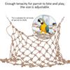 Hemp Rope   Bird Climbing Net Hanging Rope Net Swing Play Rope Ladder Chew Toy (Small)