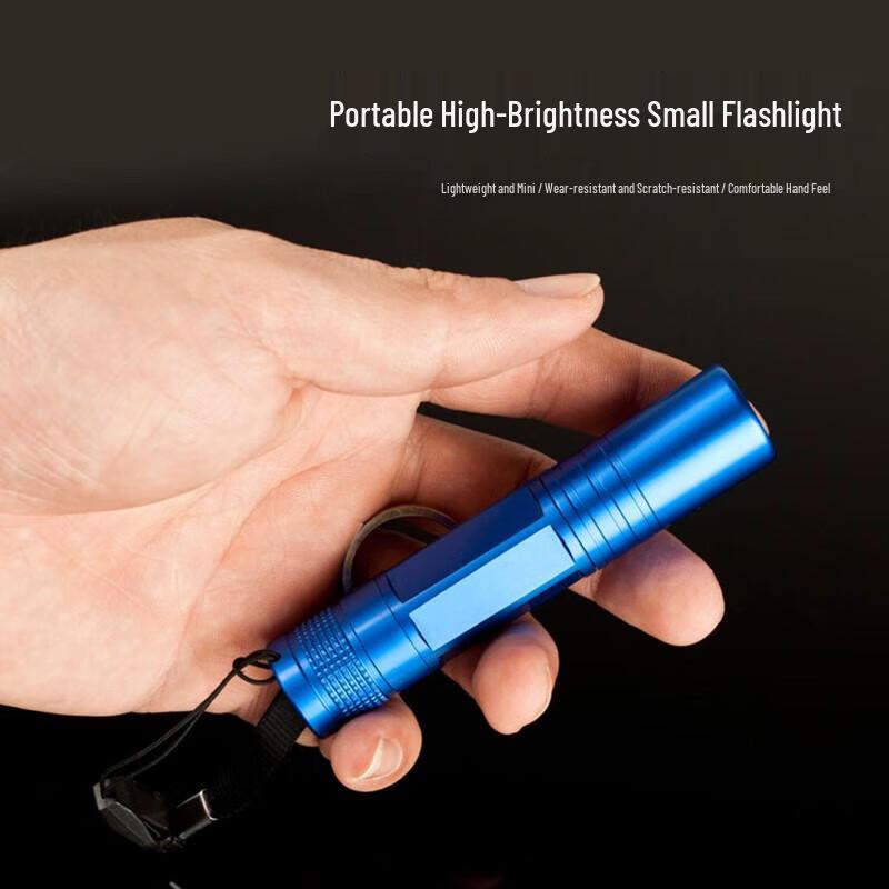 Borvonic High-Brightness Portable Splash-Proof Flashlight