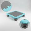 Square Trampoline Compact Balance Step Low-Ground for Home