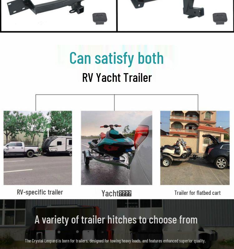 Compatible for converting Trumpchi GS8, GS4, GS5, and GS7 trailer hooks into towing or rear towing hooks.
