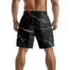 European And American Dark Natural Lightning Element Men'S Casual Shorts Beach Pants
