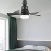 Socket Fan Light with Remote, Dimmable Socket Ceiling Fan, 3 Colors E26/E27 Screw in light bulb ceiling fan for Bedroom, Kitchen