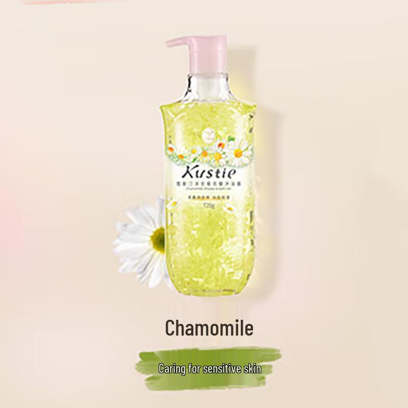 Kustie New Upgraded Chamomile Petal Shower Gel 380g