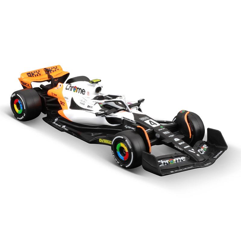 

Ббураго 1:43 Модель гоночного автомобиля McLaren MCL60 Monaco F1 из сплава